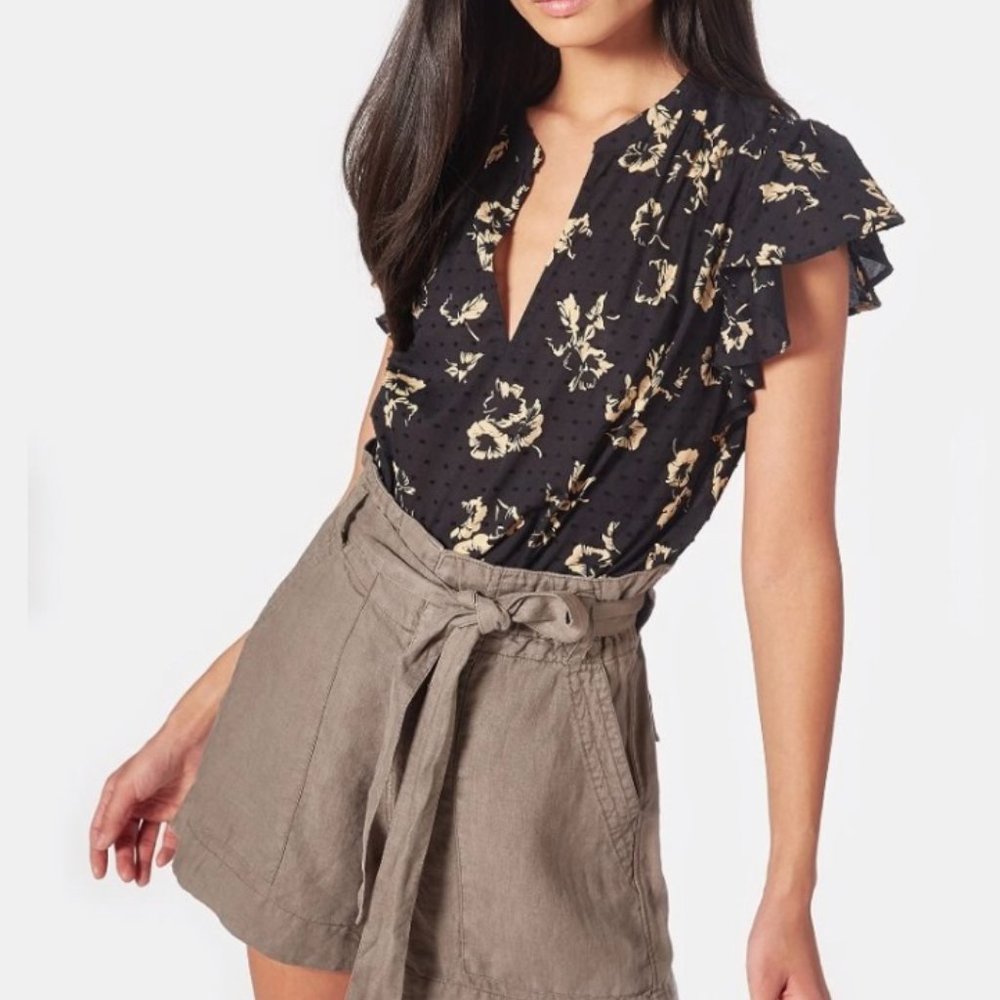 NWT Joie Marlina Top in Caviar